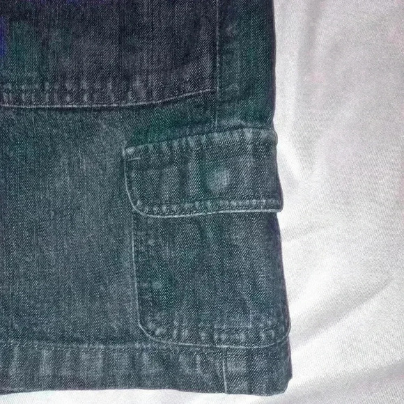 Women's Cabela Casual Jean Shorts With Extra Pockets Made in Macau Size 8 - Picture 6 of 10